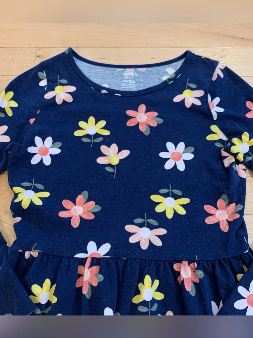 Carter's Youth Girls Size 12 Kids Long-Sleeve Dresses Set of 3